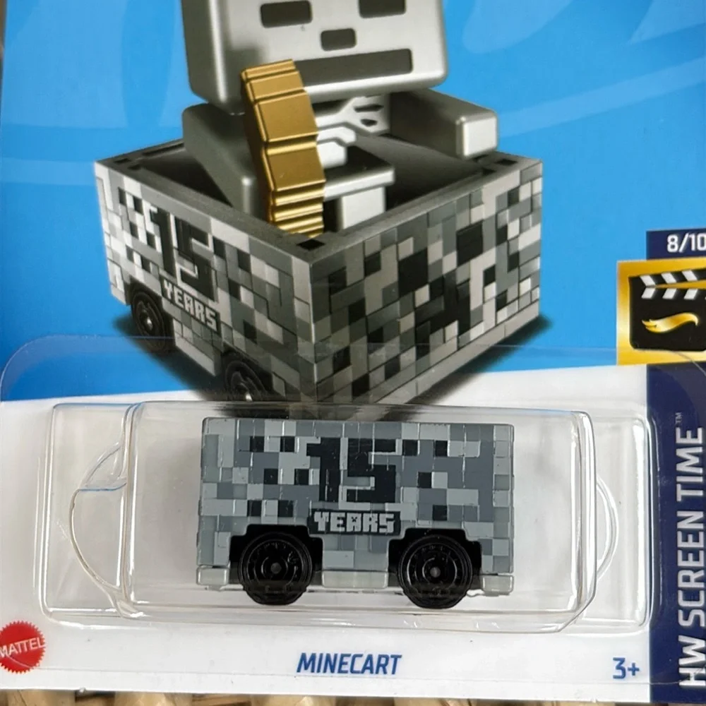 Hot Wheels Minecraft Minecart Hotwheels 15 Year Anniversary Video Game Car New